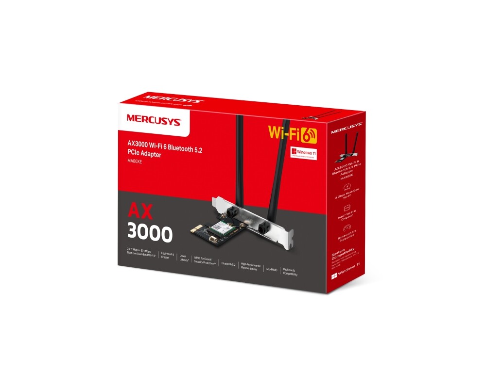 Мрежова карта Mercusys MA80XE AX3000 6