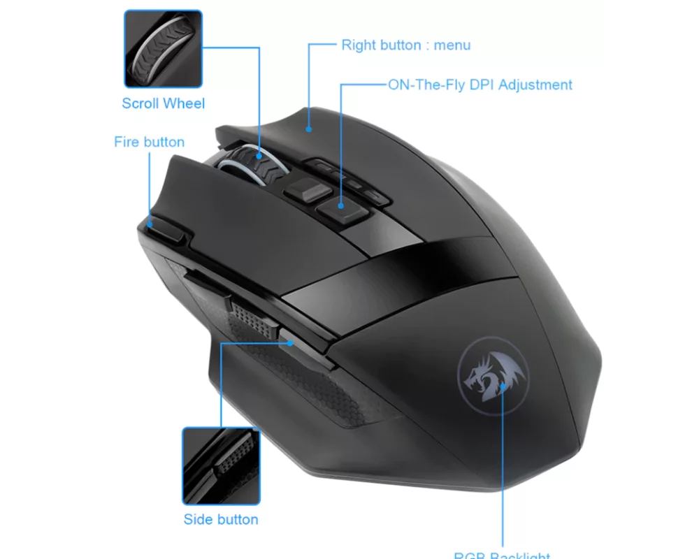 Мишка Redragon Sniper Pro M801P-RGB 8