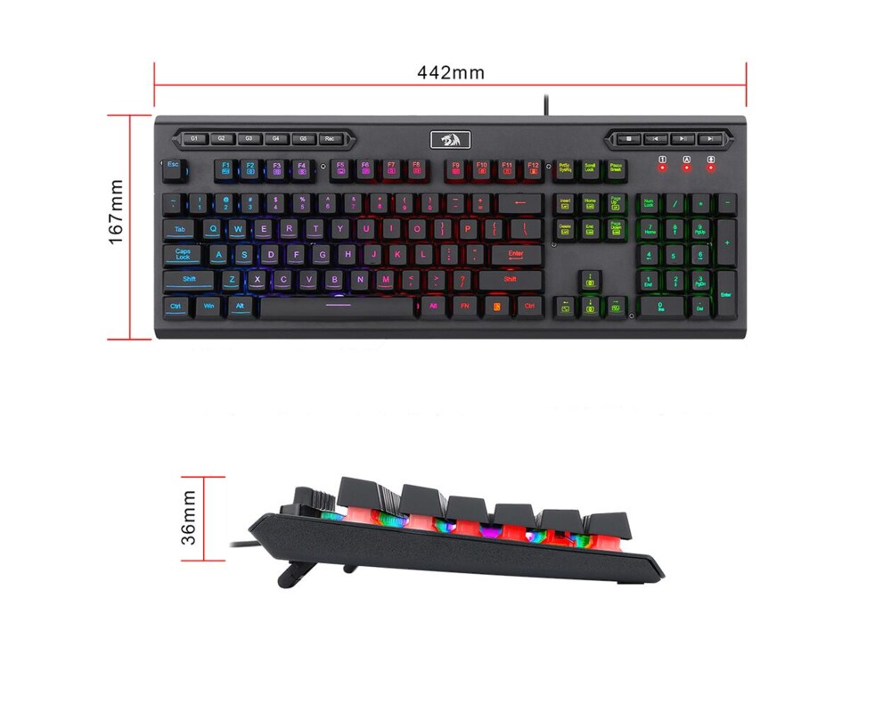 Клавиатура Redragon Aditya K513-RGB с RGB осветление 7