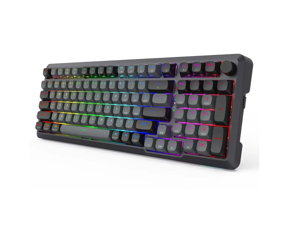 Клавиатура Redragon Bragi Pro Bluetooth K688GB-RGB-PRO - черно/сиво 3