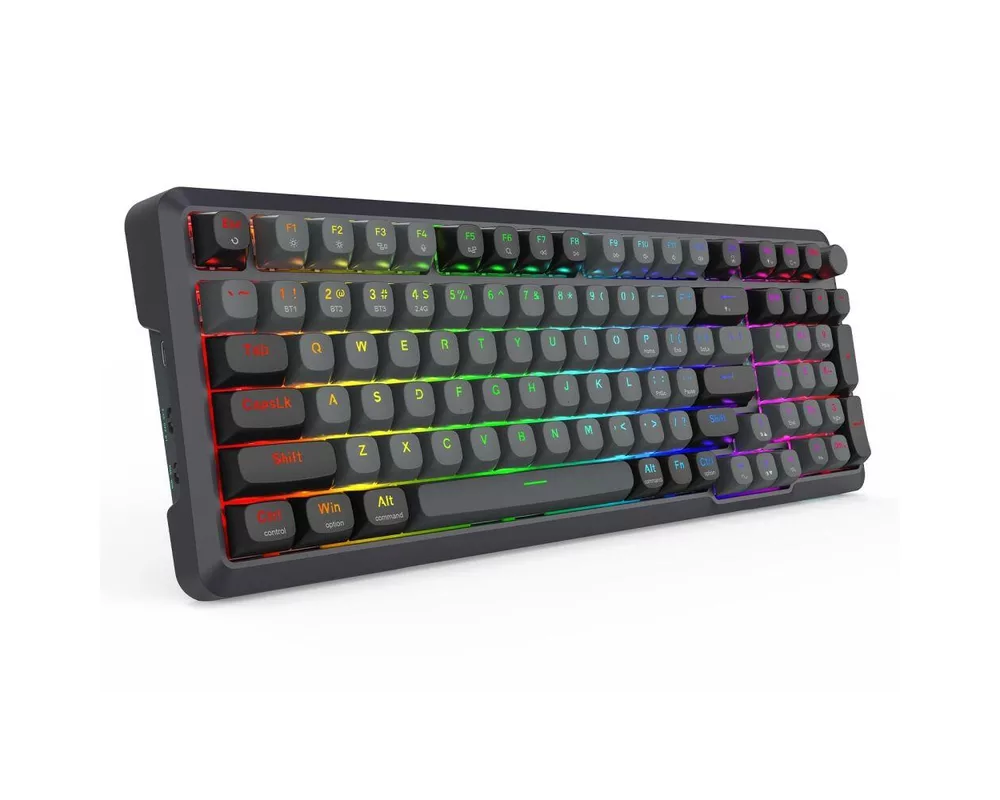 Клавиатура Redragon Bragi Pro Bluetooth K688GB-RGB-PRO - черно/сиво 4