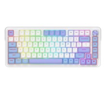  Redragon Cyrus Pro K681WBP-RGB-PRO с Bluetooth и безжична връзка, бяла с лилаво RGB осветление 836925 K681WBP-RGB-PRO на топ цена - PIC.bg
