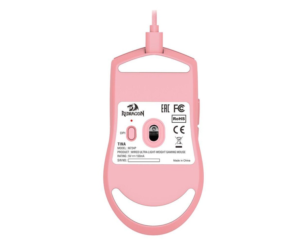 Мишка Redragon K1ng 1K M724P - розов 4