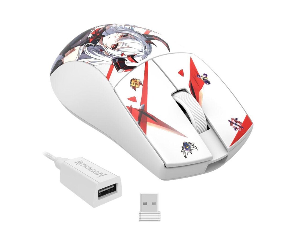 Мишка Redragon K1ng Max Anime M918AKG-PRO - бяла 10