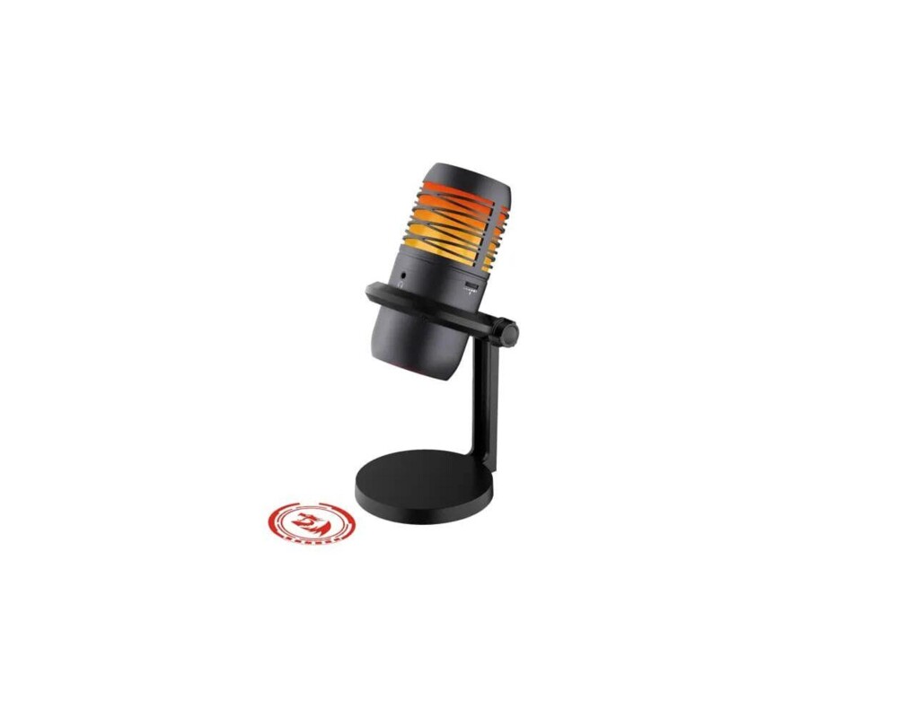 Микрофон Redragon Nebula GM211 с черно RGB осветление и стойка - черен 3