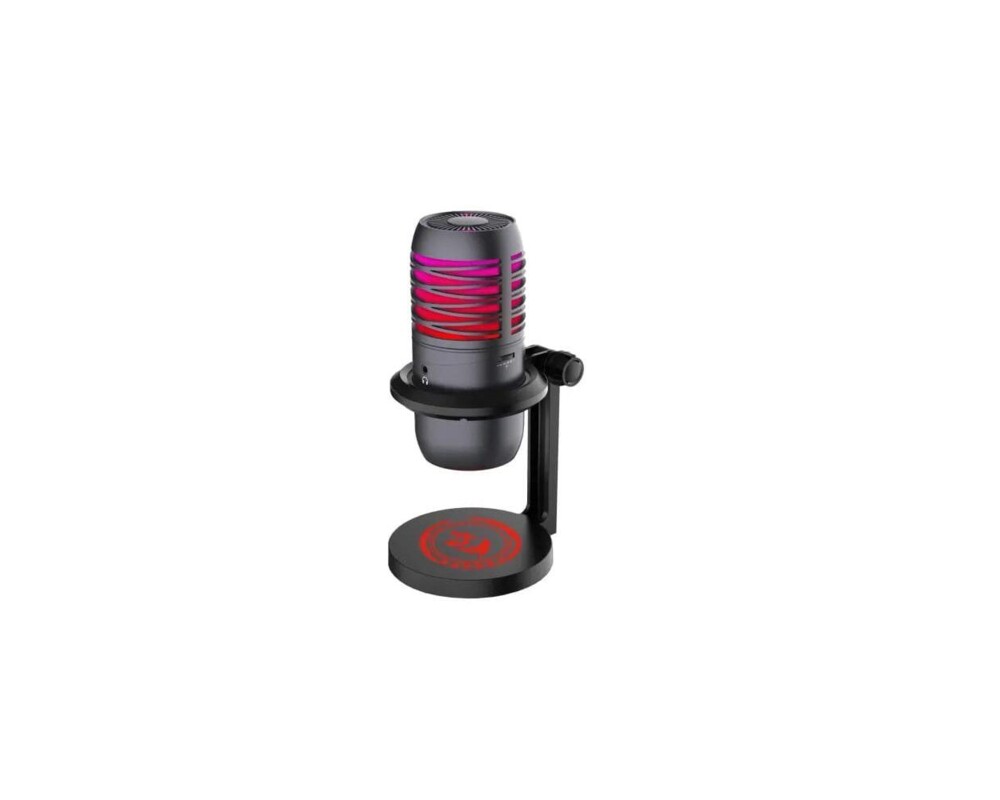 Микрофон Redragon Nebula GM211 с черно RGB осветление и стойка - черен 6
