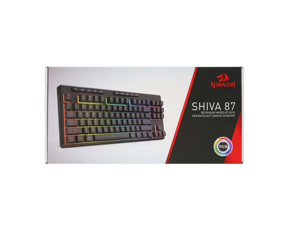 Клавиатура Redragon Shiva TKL K516-RGB с RGB осветление - черна 6