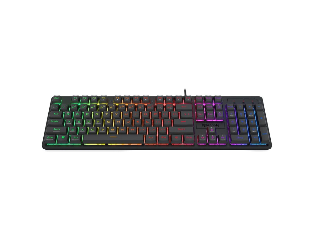 Клавиатура Redragon Netherbane K521-R с RGB осветление -  черна 3