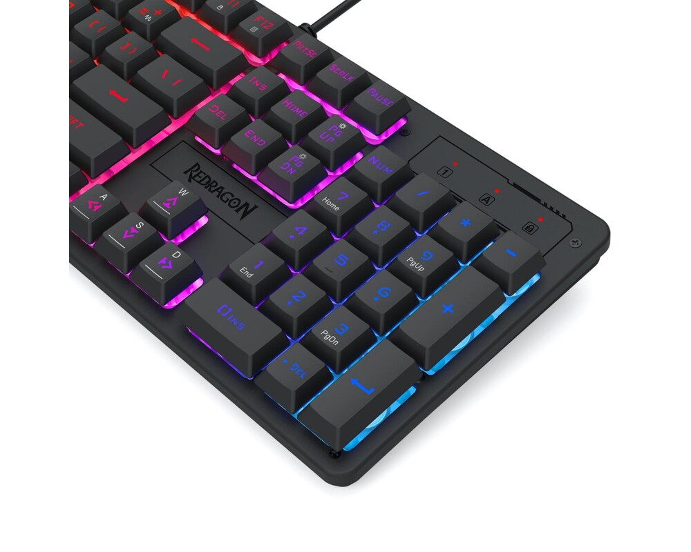 Клавиатура Redragon Netherbane K521-R с RGB осветление -  черна 8