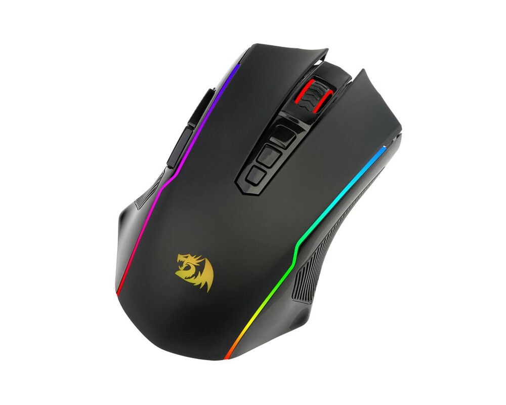 Мишка Redragon Nix M914-RGB с безжична и кабелна Bluetooth връзка с RGB осветление - черна 6