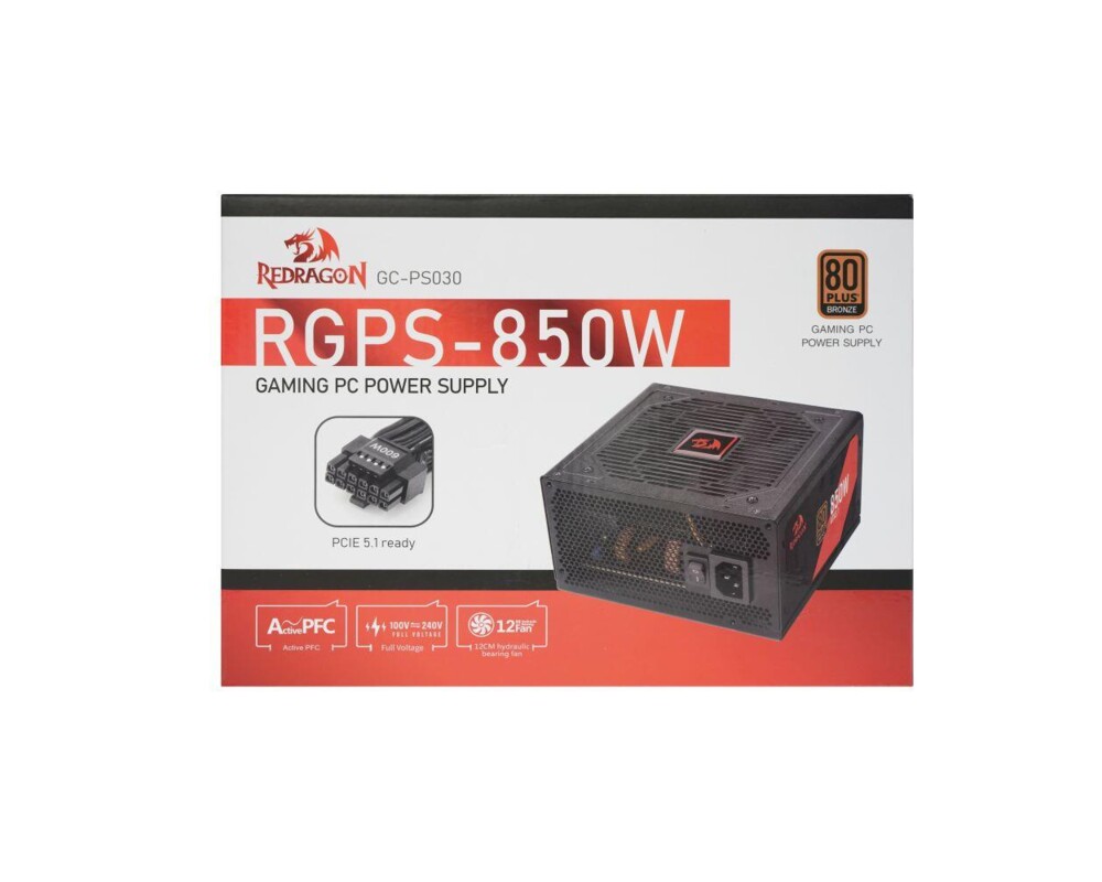 Захранване Redragon RGPS850W 850W - черно 6