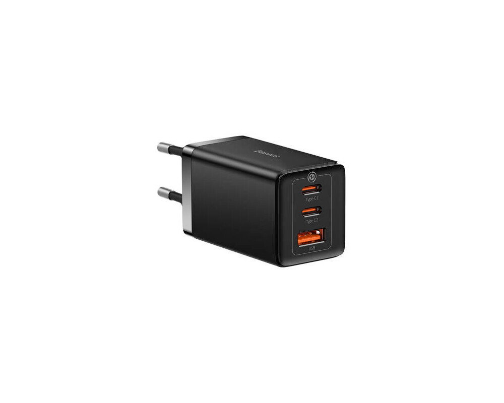 Зарядно Baseus GaN5 Pro fast charger 2xUSB-C+USB 65W CCGP120201 - черно 4