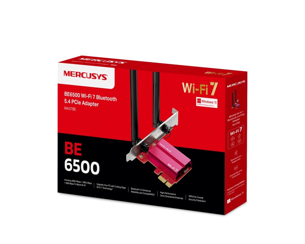 Мрежова карта Mercusys MA37BE BE6500 9