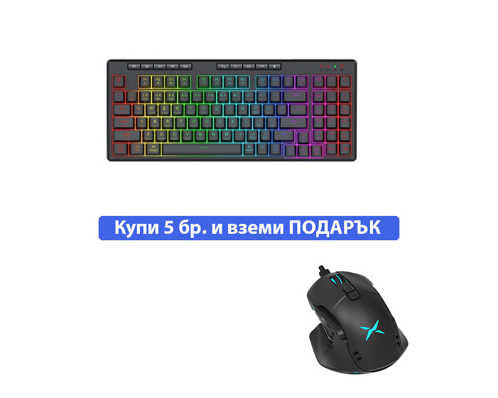Клавиатура Redragon Varro RGB K517-RGB - черна 13