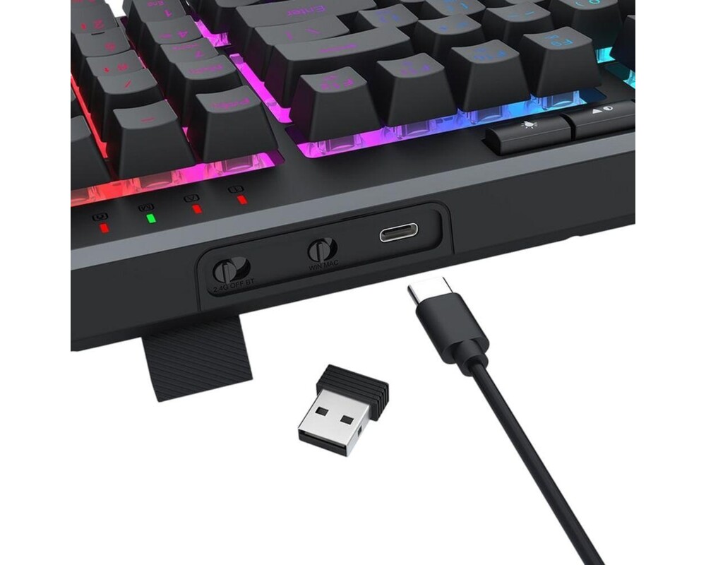 Клавиатура Redragon Varro RGB K517-RGB - черна 8