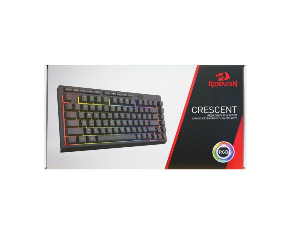 Клавиатура Redragon Crescent K524-RGB - черна 16