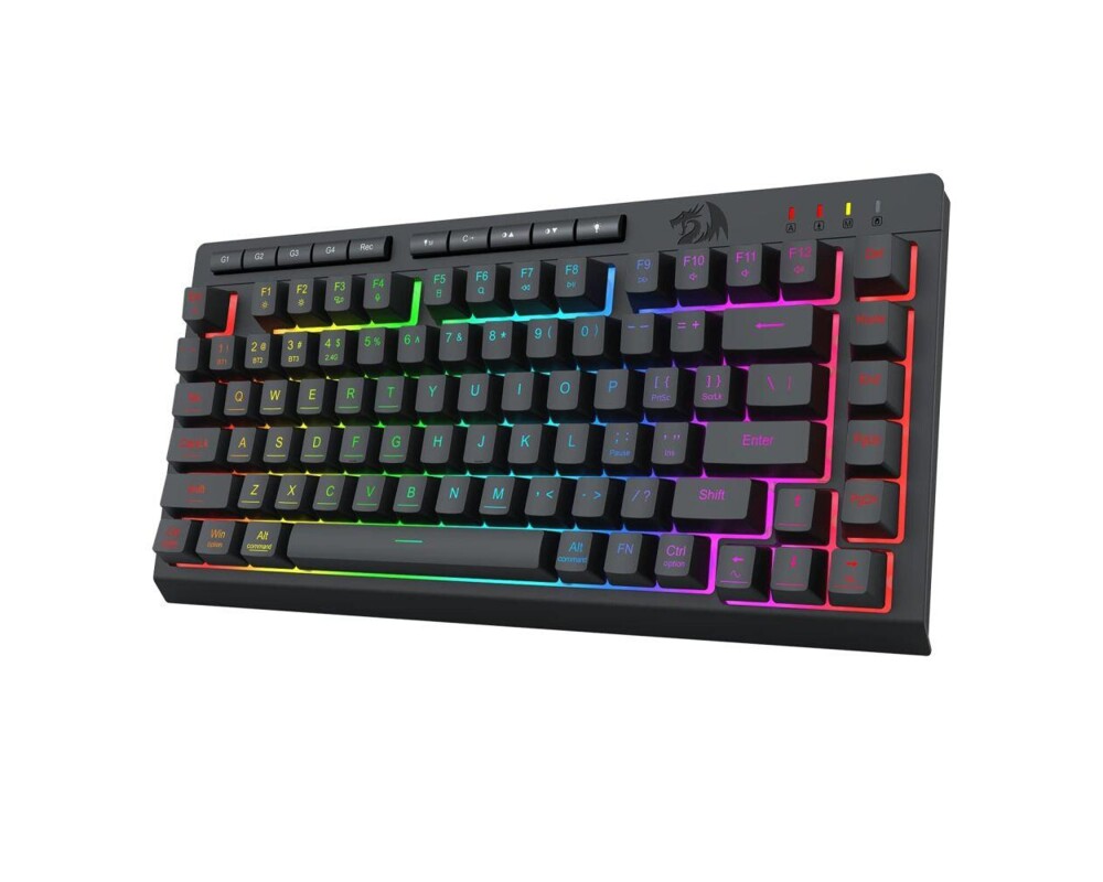 Клавиатура Redragon Crescent Pro K524RGB-PRO с кабел и безжична Bluetooth, RGB осветление - черна 4