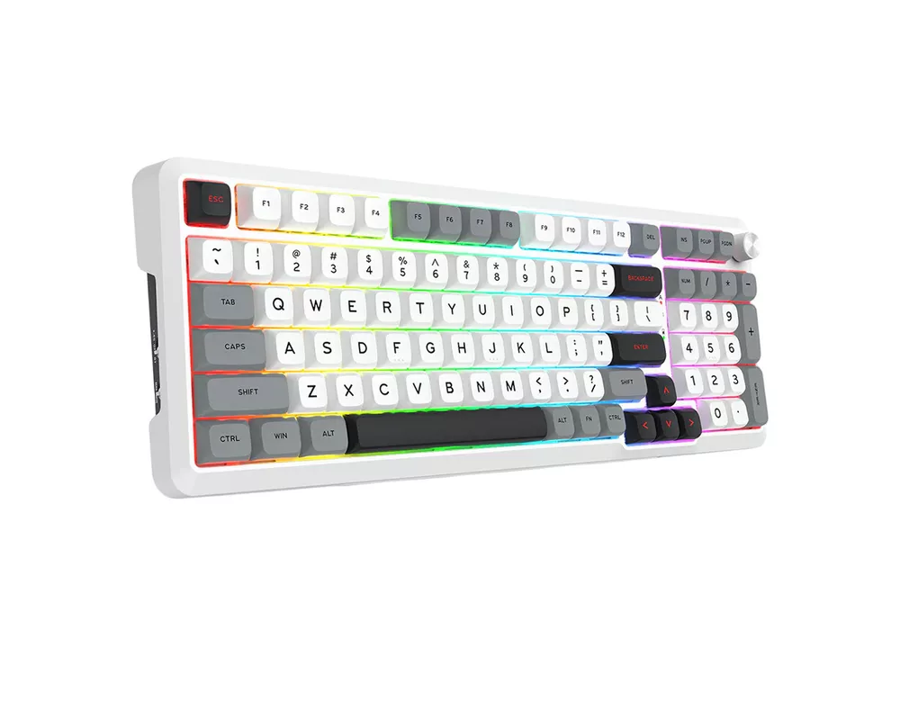 Клавиатура Redragon Bragi Pro K688WGL-RGB-PRO - бяло/сиво 7