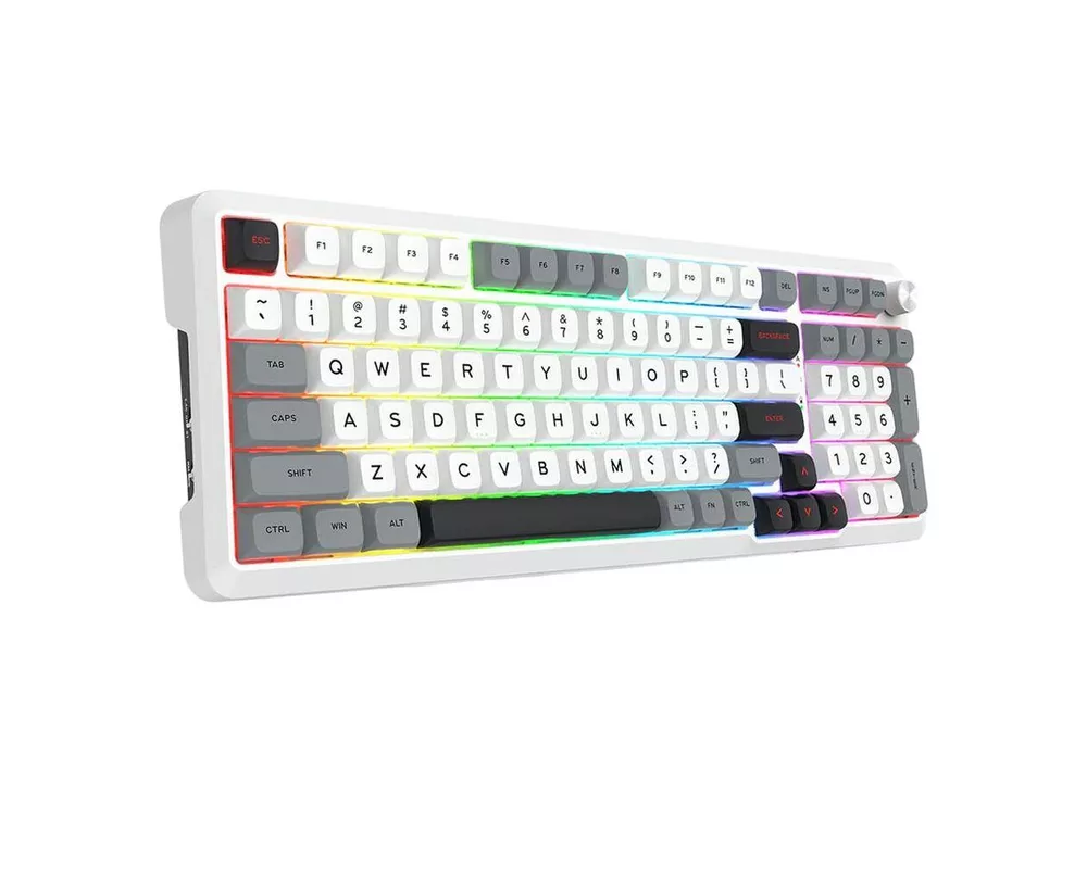 Клавиатура Redragon Bragi Pro K688WGL-RGB-PRO - бяло/сиво 8