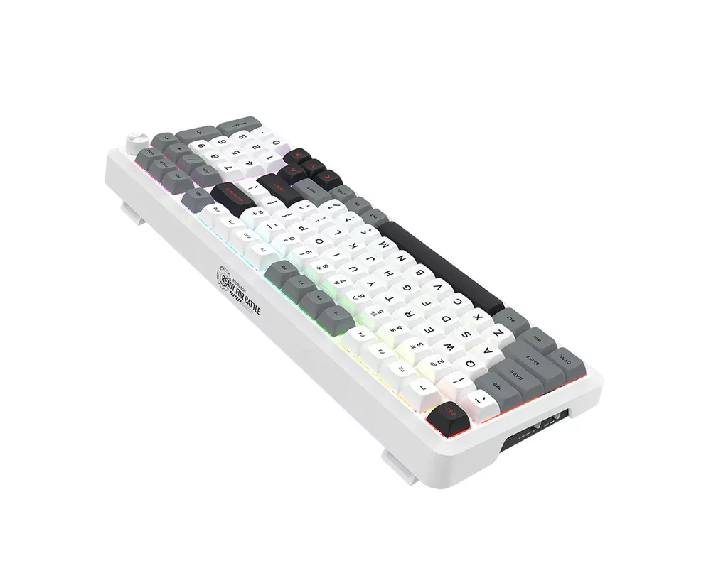 Клавиатура Redragon Bragi Pro K688WGL-RGB-PRO - бяло/сиво 6