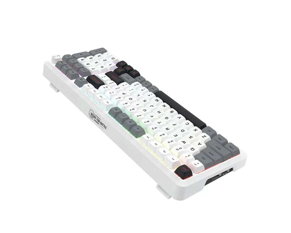 Клавиатура Redragon Bragi Pro K688WGL-RGB-PRO - бяло/сиво 4