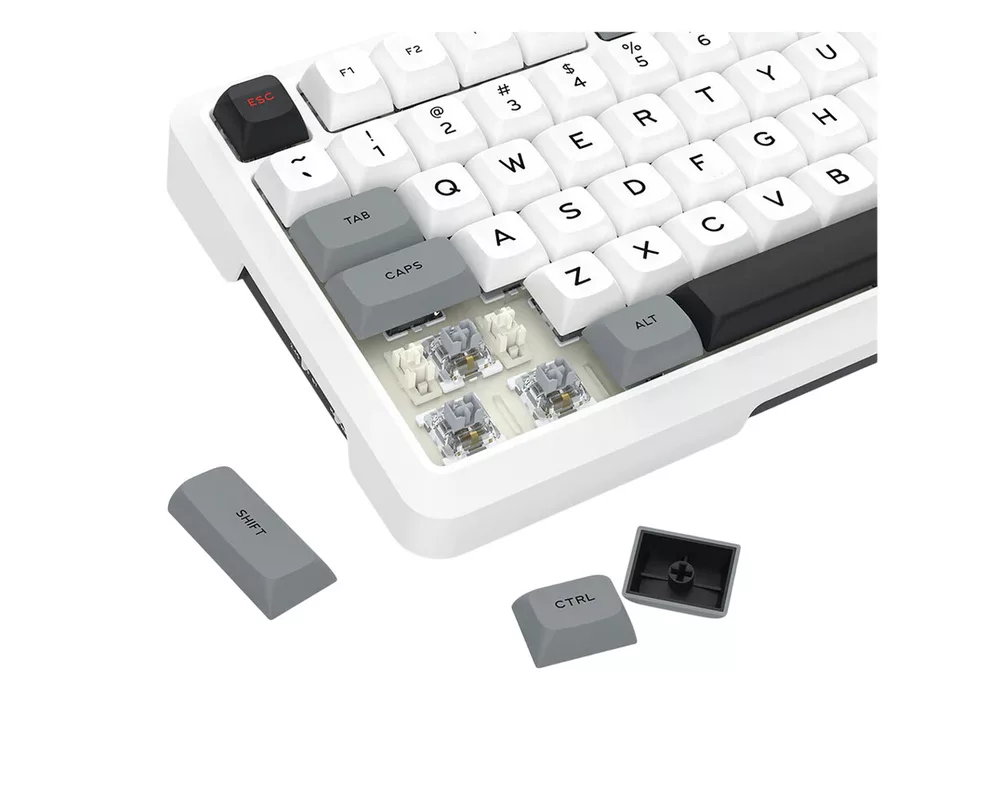 Клавиатура Redragon Bragi Pro K688WGL-RGB-PRO - бяло/сиво 4