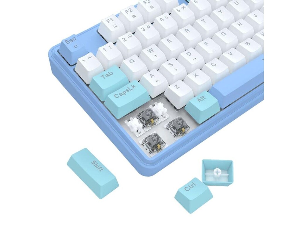 Клавиатура Redragon Star Blade K707WBB-RGB - синьо/бяло 8