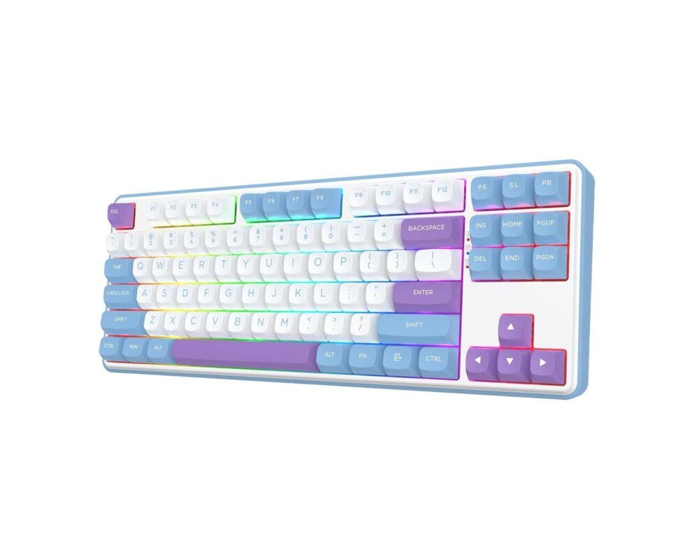 Клавиатура Redragon Star Blade Pro K707WBP-RGB-PRO - бяло/лилаво 4