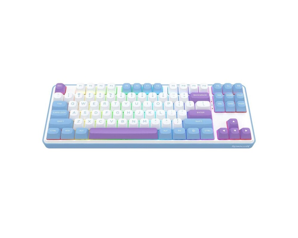 Клавиатура Redragon Star Blade Pro K707WBP-RGB-PRO - бяло/лилаво 5