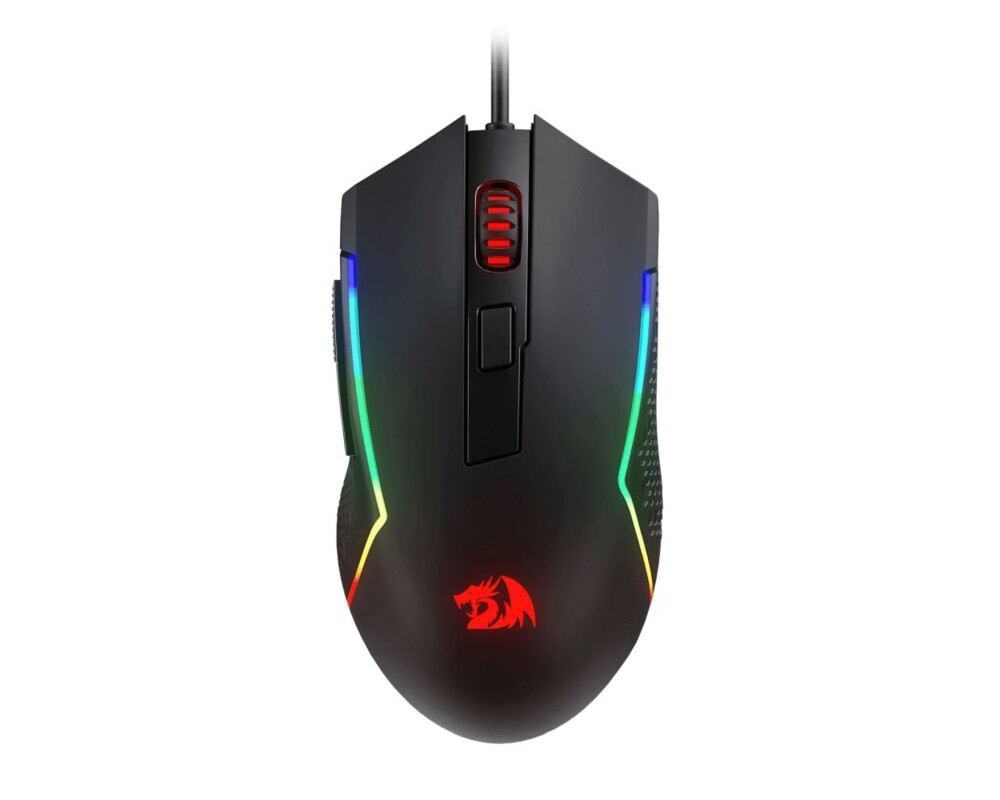 Мишка Redragon Trident Basic M616-RGB с RGB осветление - черна