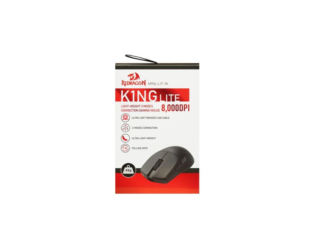 Мишка Redragon K1ng Lite 1K M916-LIT-1K - черна 9
