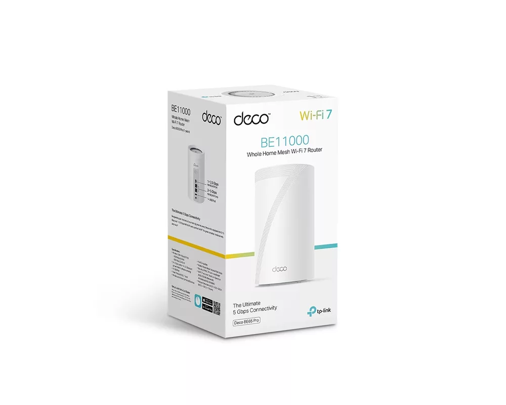 Рутер TP-Link Deco BE65 Pro(1-pack) BE9300 8