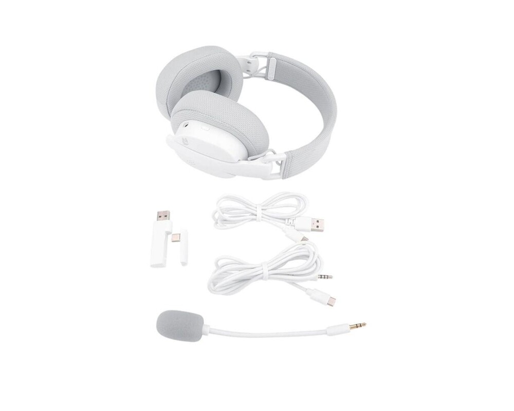 Слушалки Redragon Luce H888W с кабел и безжична Bluetooth връзка - бели 7
