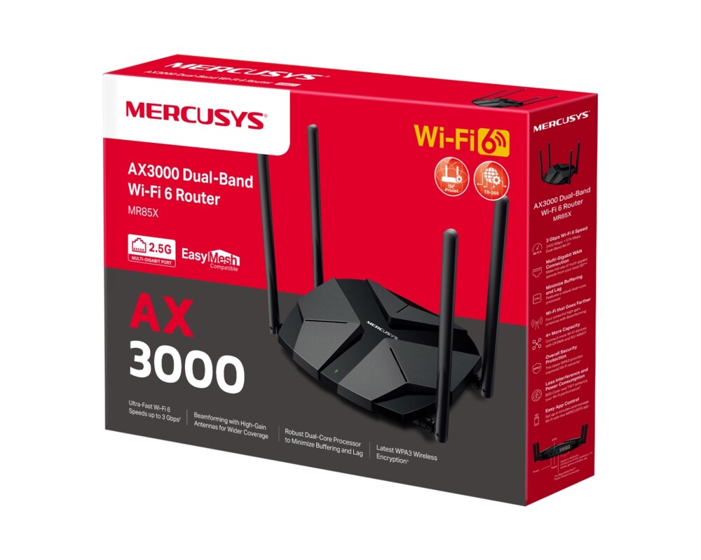 Рутер Mercusys MR85X AX3000 11
