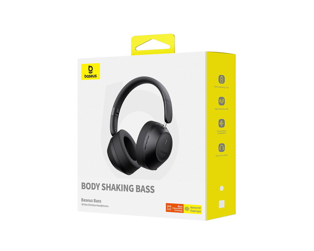 Слушалки Baseus Bass 30 Max A00070700121-00 - Черни 7