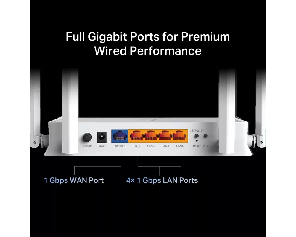 Рутер TP-Link Archer BE220W BE7200 2-лентов 7