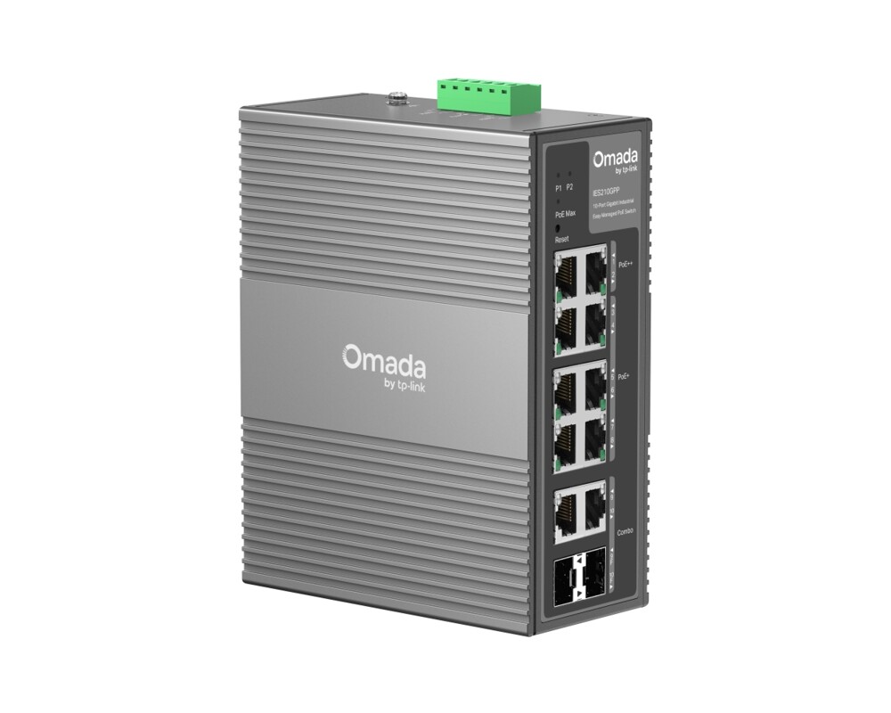 Switch (Комутатор) TP-Link Omada IES210GPP с 6 PoE+ порта и 2 PoE++ порта 3