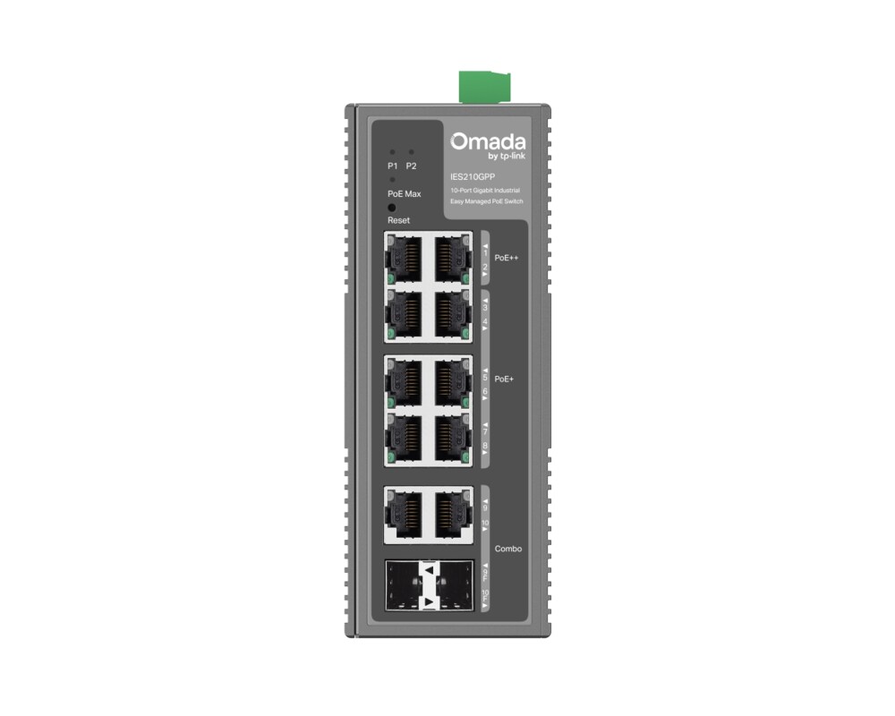 Switch (Комутатор) TP-Link Omada IES210GPP с 6 PoE+ порта и 2 PoE++ порта 2