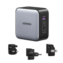  Ugreen CD296 90409, 220V 2xUSB C,1xUSB,65W, с адаптери за US,UK,EU 854122 90409 на топ цена - PIC.bg