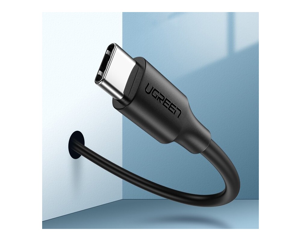 Кабел Ugreen - US287 60121, USB-А/USB-C, 1 m - бял 3