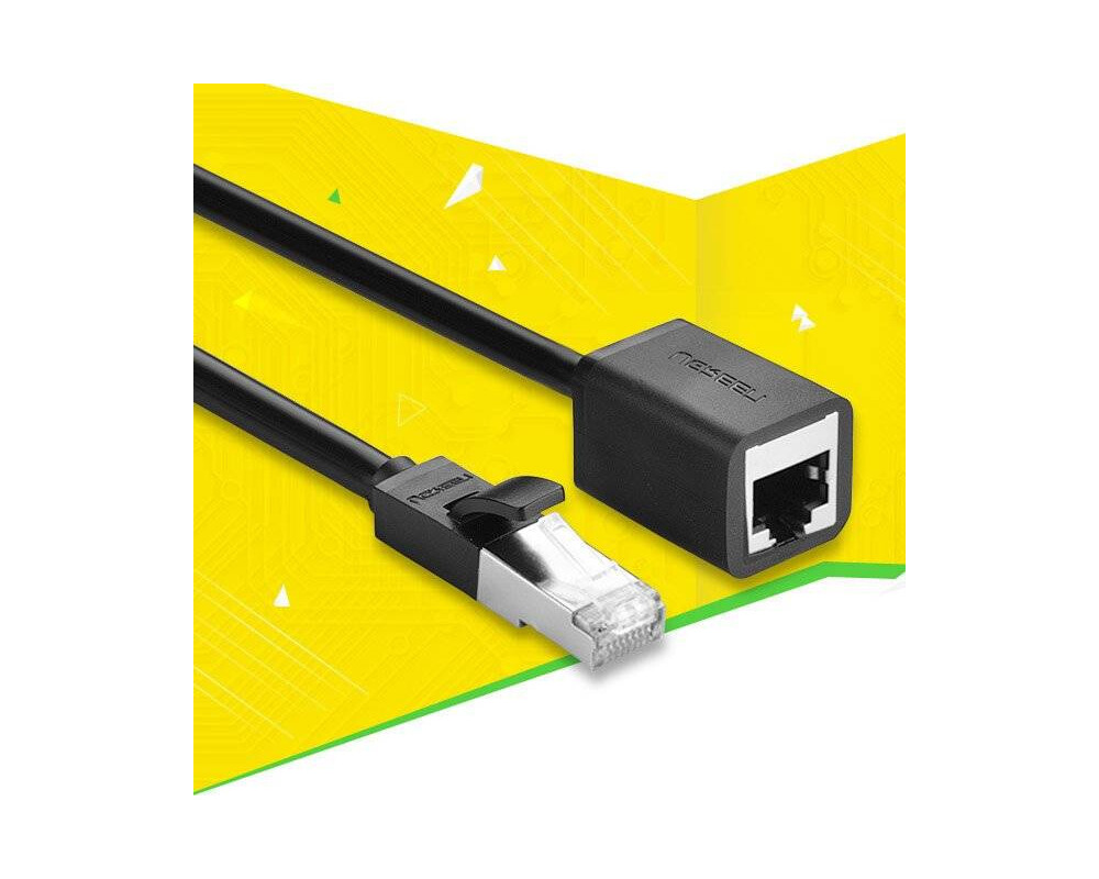 Мрежов кабел Ugreen Ethernet RJ45 Cat 6 FTP 1000Mbps 2м (NW112 11281) - черен 3