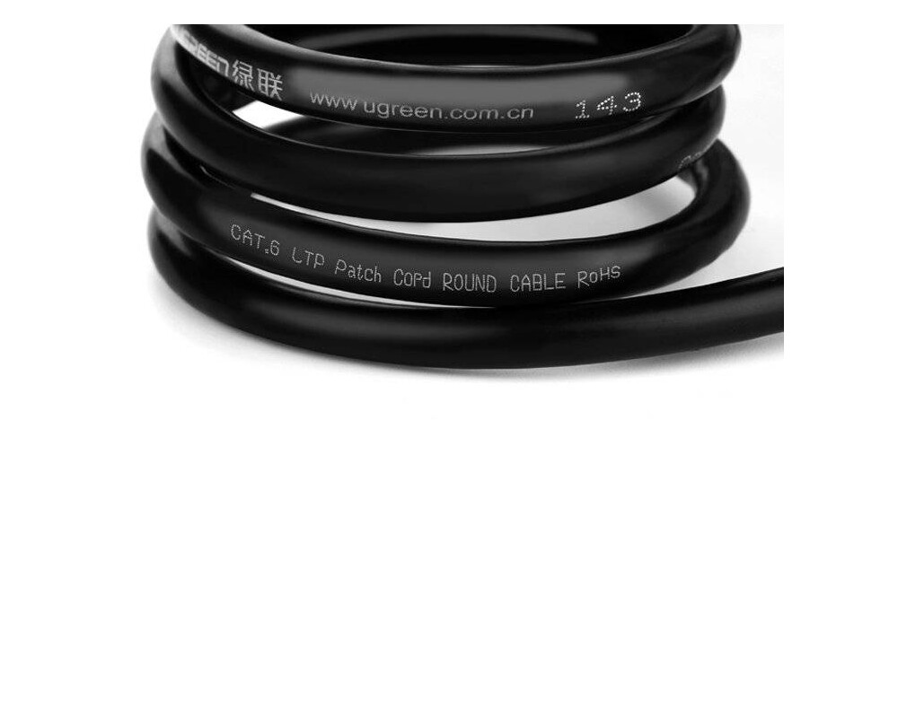 Мрежов кабел Ugreen Ethernet RJ45 Cat 6 FTP 1000Mbps 2м (NW112 11281) - черен 13