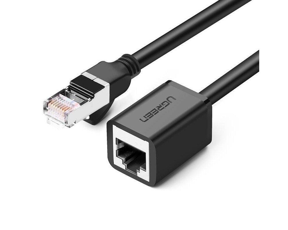 Мрежов кабел Ugreen Ethernet RJ45 Cat 6 FTP 1000Mbps 2м (NW112 11281) - черен 2