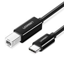  UGREEN US241 USB-C към USB-B 2.0, 1 м - черен 859285 80811 на топ цена - PIC.bg