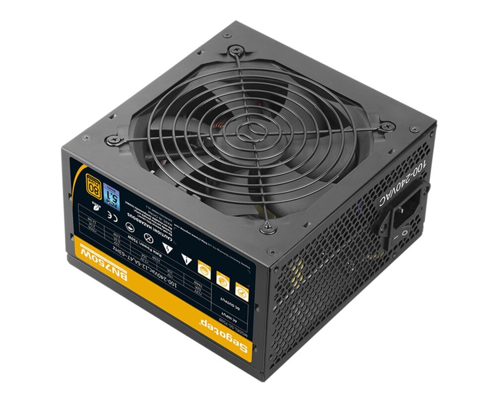 Захранване Segotep BN750W V2 750W 80PLUS Bronze PCIE 5.1 ​​- черен 2