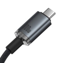  Baseus Crystal Shine P10318204111-00 USB3.2 USB-C към USB-C Display Cable 100W 1.5м 20Gb - черен 862892 P10318204111-00 на топ цена - PIC.bg