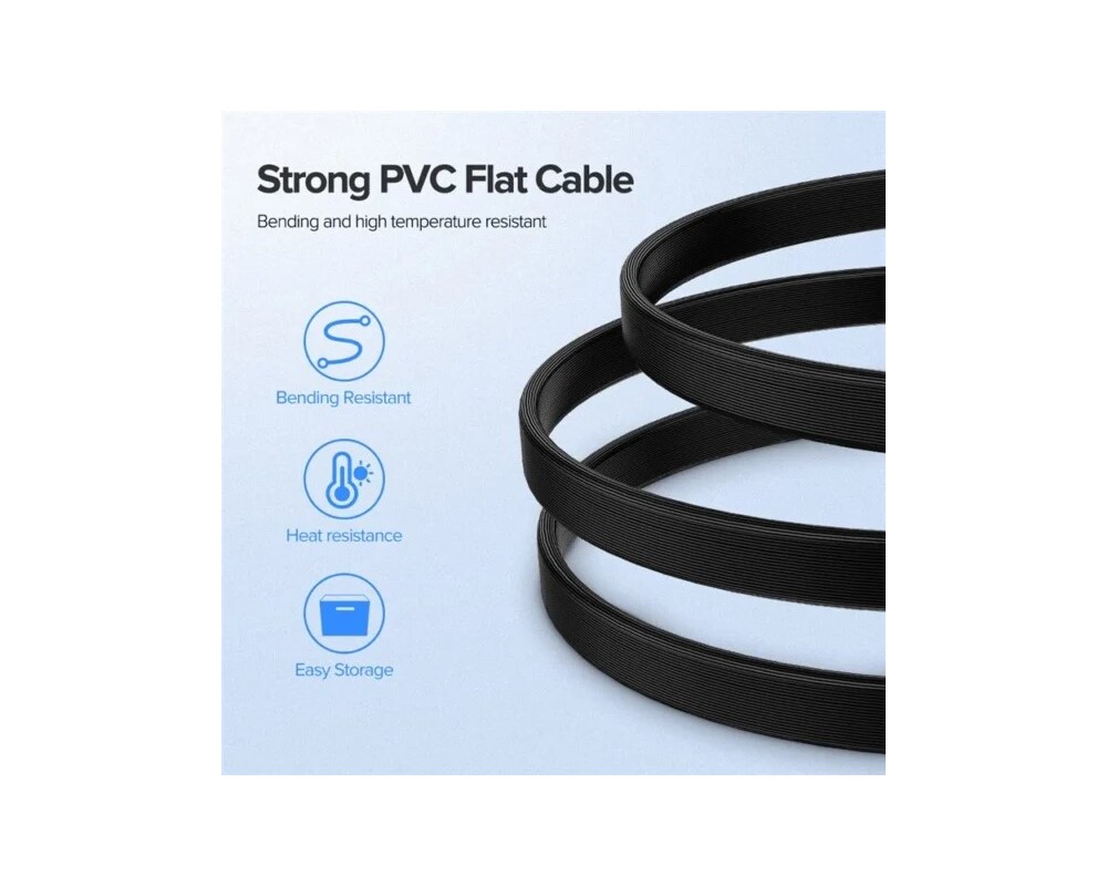 Кабел UGREEN US217 30796 SATA 3.0, 0.5 м - черен 5