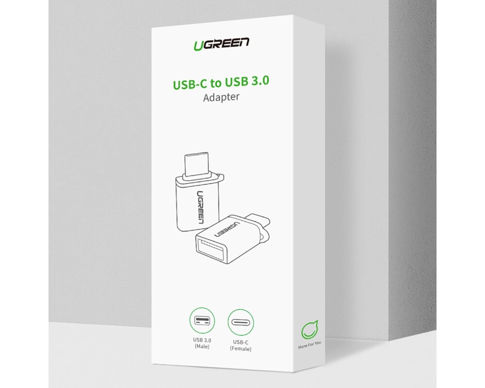 Адаптери UGREEN US270 50283 USB-C (мъжки) към USB 3.0 (женски) OTG Adapter 2