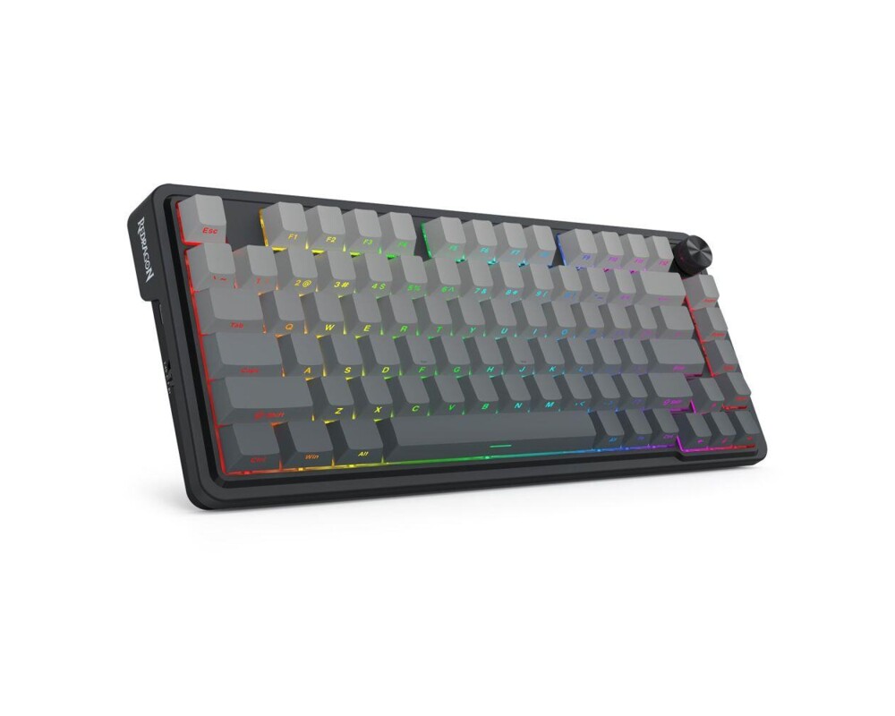 Клавиатура Redragon Ucal Pro K673SP-RGB-PRO, RGB осветление - черна със сив градиент 2