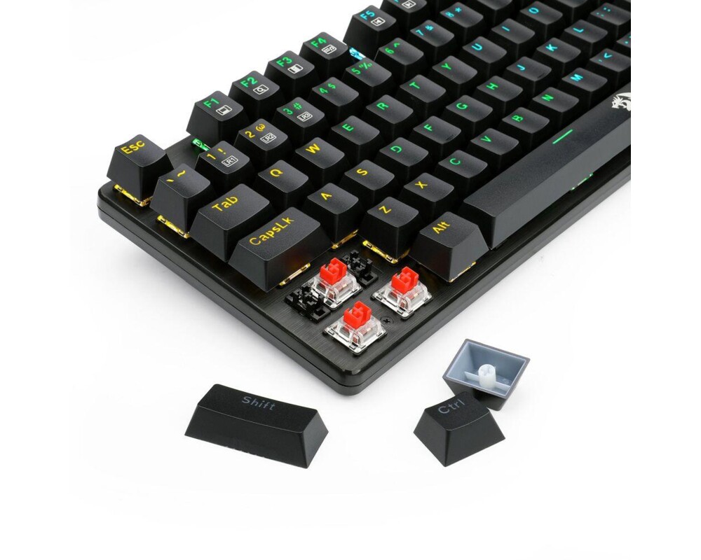 Клавиатура Redragon Sindri K671, Rainbow lighting, червени превключватели - черна 8